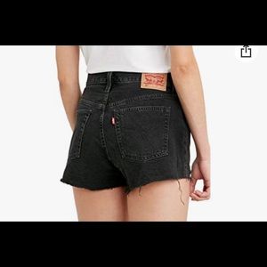 Brand New Levi’s 501 High Rise Black Jean Shorts